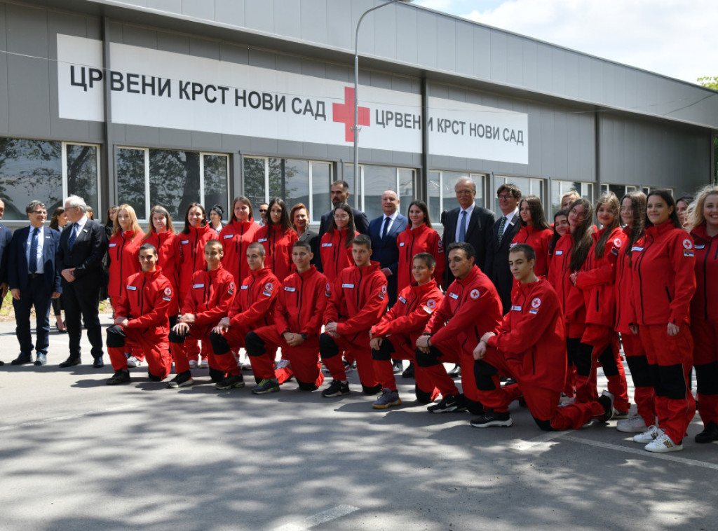 Novi Sad: Otvorena hala Crvenog krsta u Industrijskom parku "Pobeda"