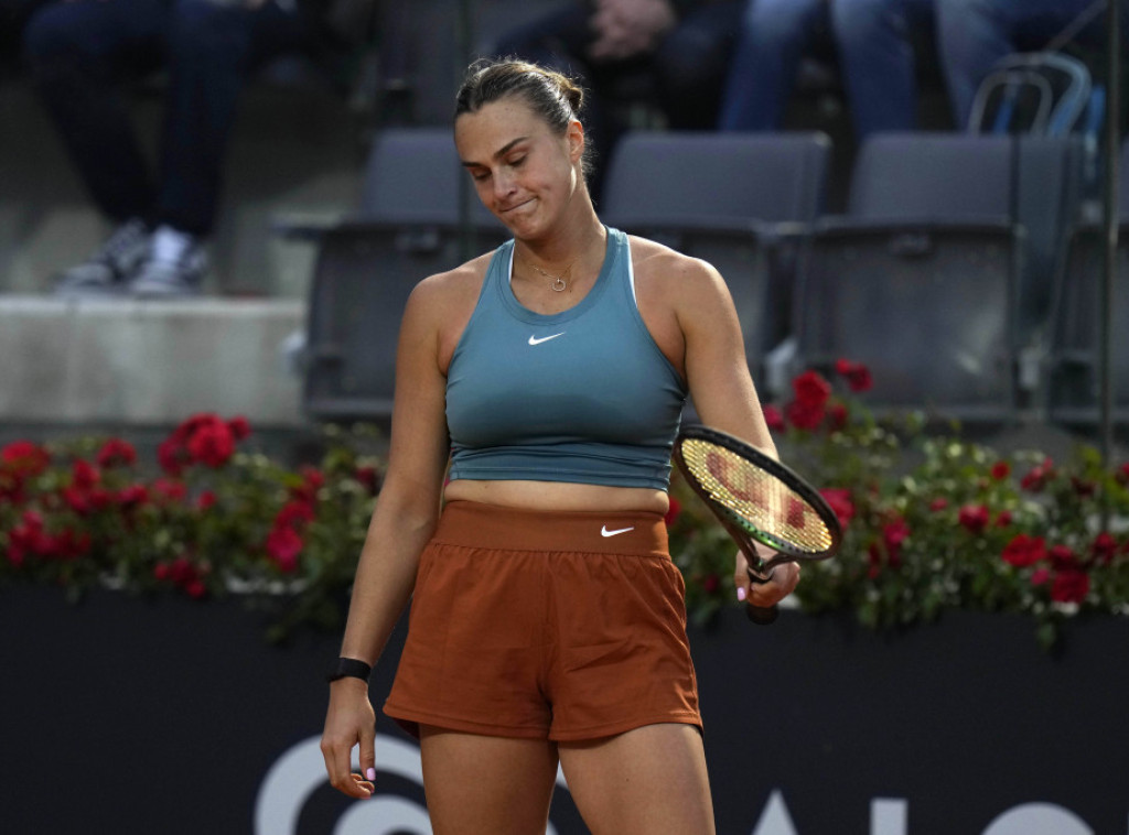 Iznenađenje u Rimu, eliminisana druga teniserka sveta Arina Sabalenka