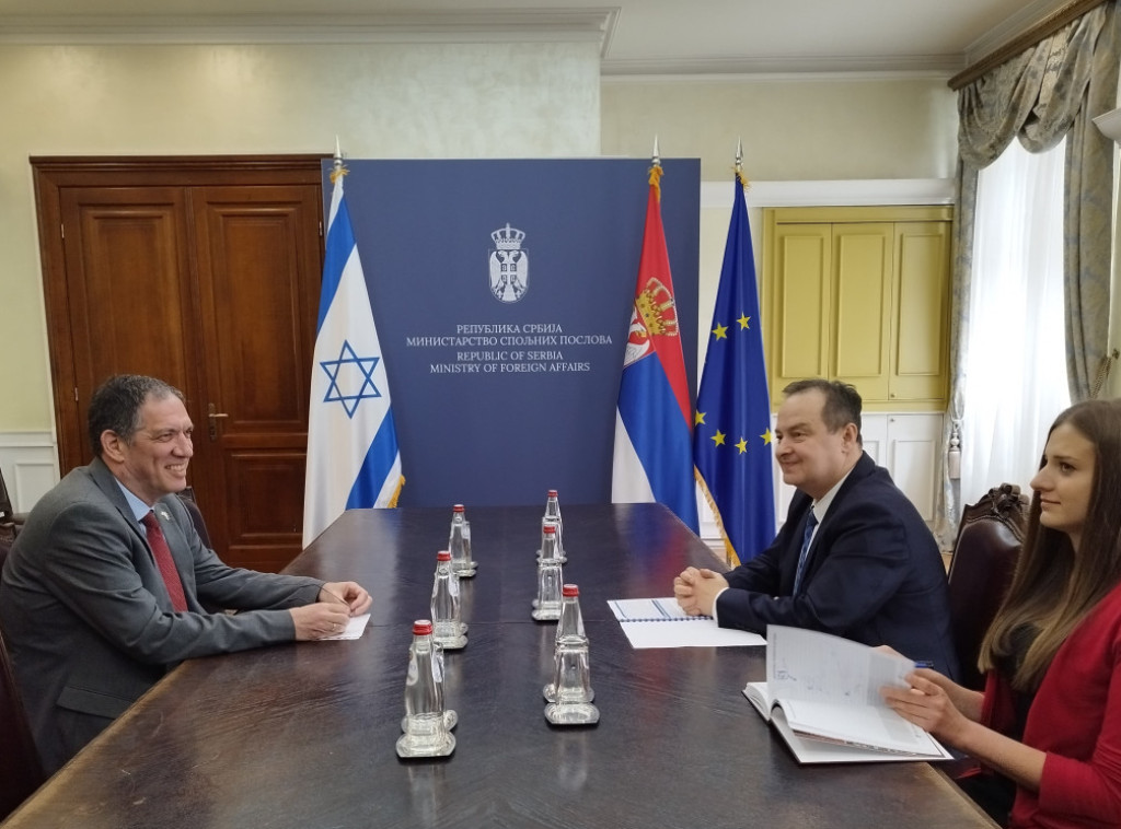 Dacic receives Israeli ambassador