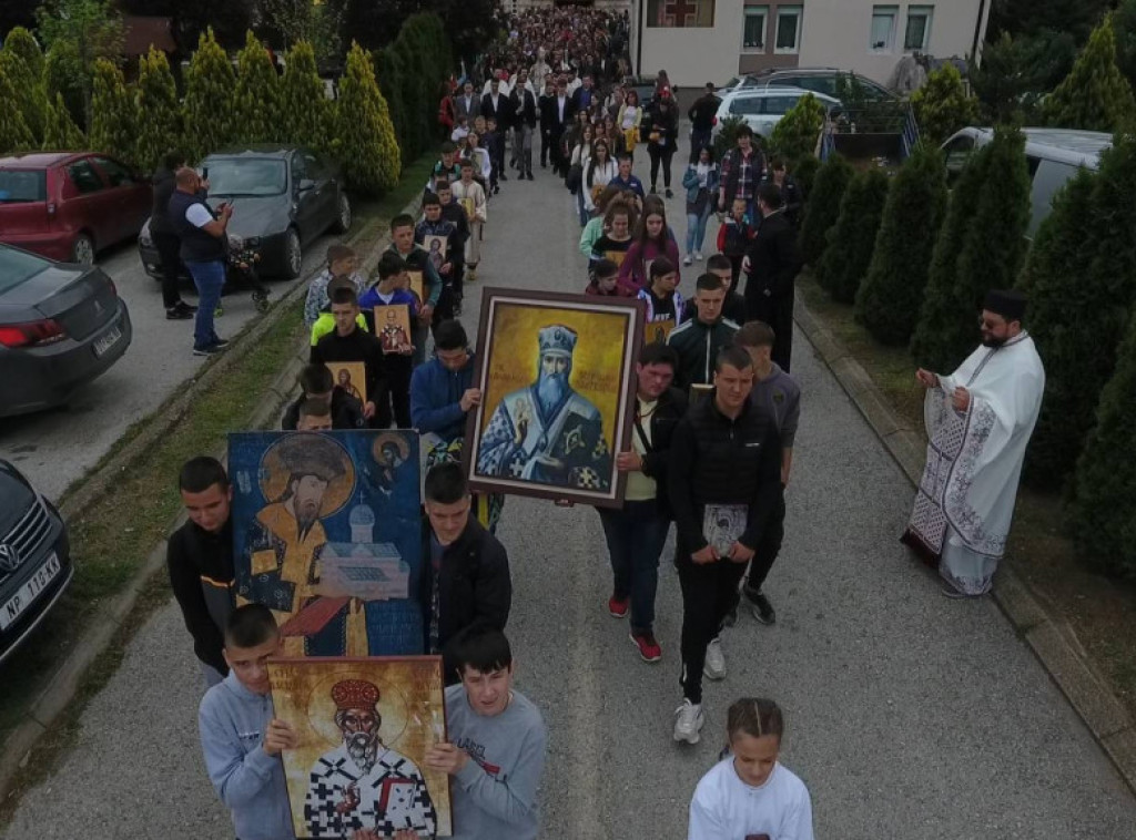 Obeležena hramovna slava Sveti Vasilije Ostroški u Leposaviću