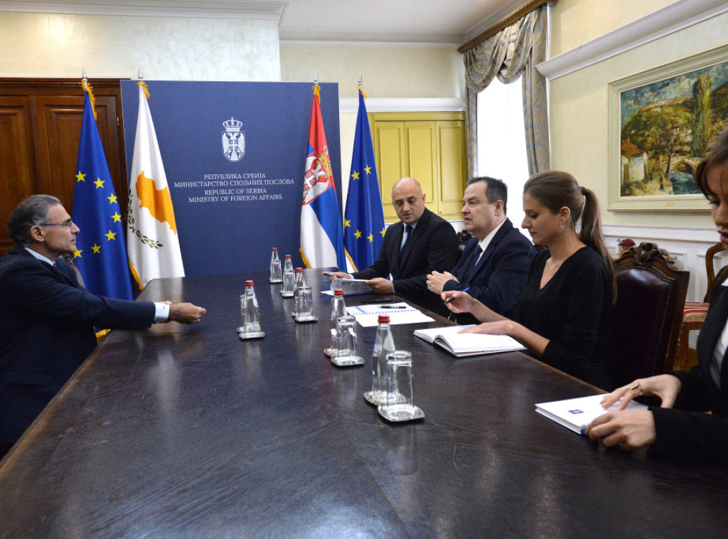 Dačić zahvalio ambasadoru Kipra na doslednom stavu o nepriznavanju KiM