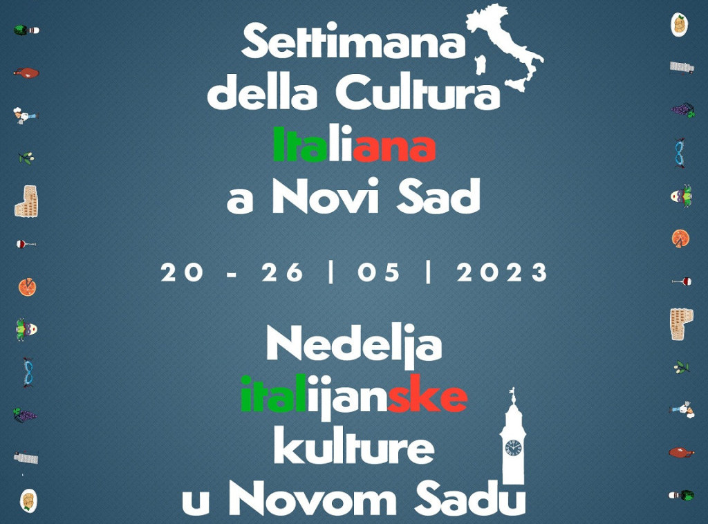 Nedelja italijanske kulture u Novom Sadu od 20. do 26. maja