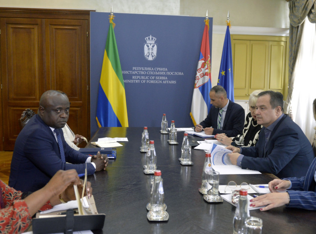 Dacic receives delegation of Gabonese MFA