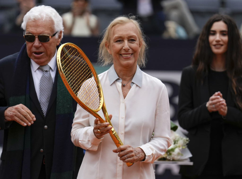 Martina Navratilova dobila "Zlatni reket" za doprinos sportu