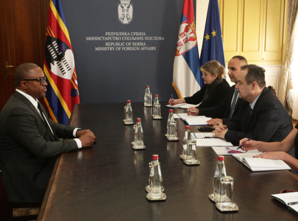 Dacic receives ambassador of Eswatini