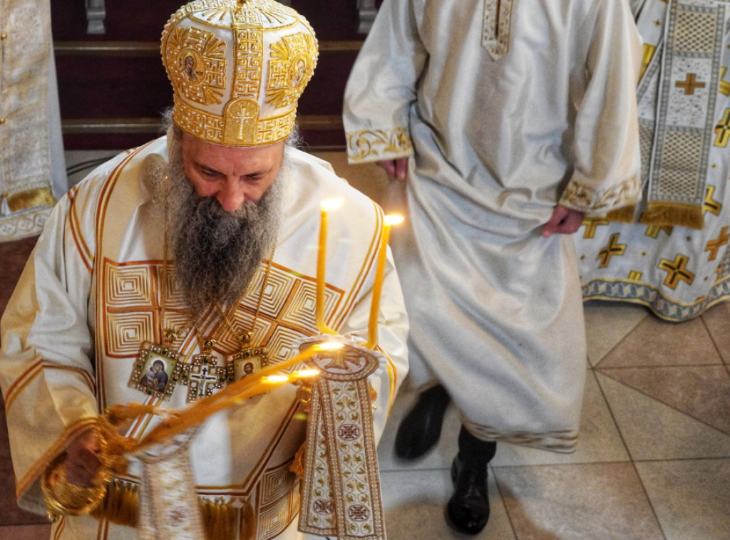 Patrijarh služio liturgiju povodom praznika Duhovi u Hramu Svetog Save