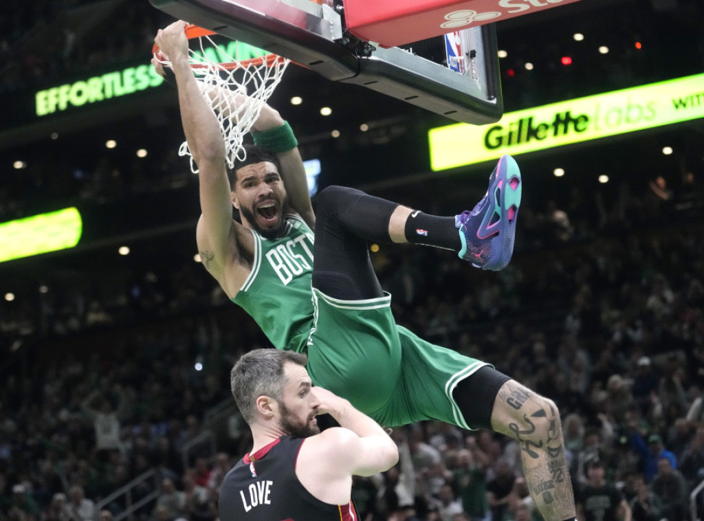 Boston drugi put u nizu pobedio Majami, Denver još čeka rivala u finalu NBA lige