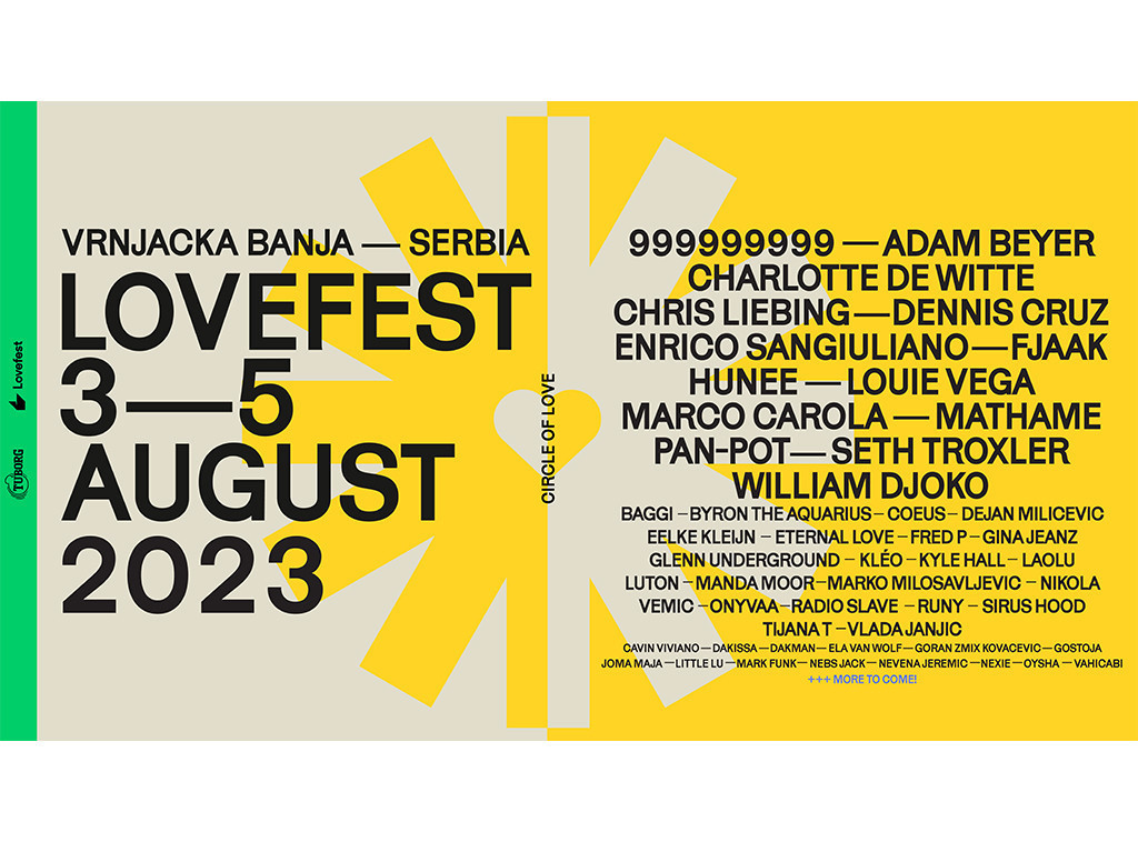 Ovogodišnji Lovefest biće održan od 3. do 5. avgusta u Vrnjačkoj Banji