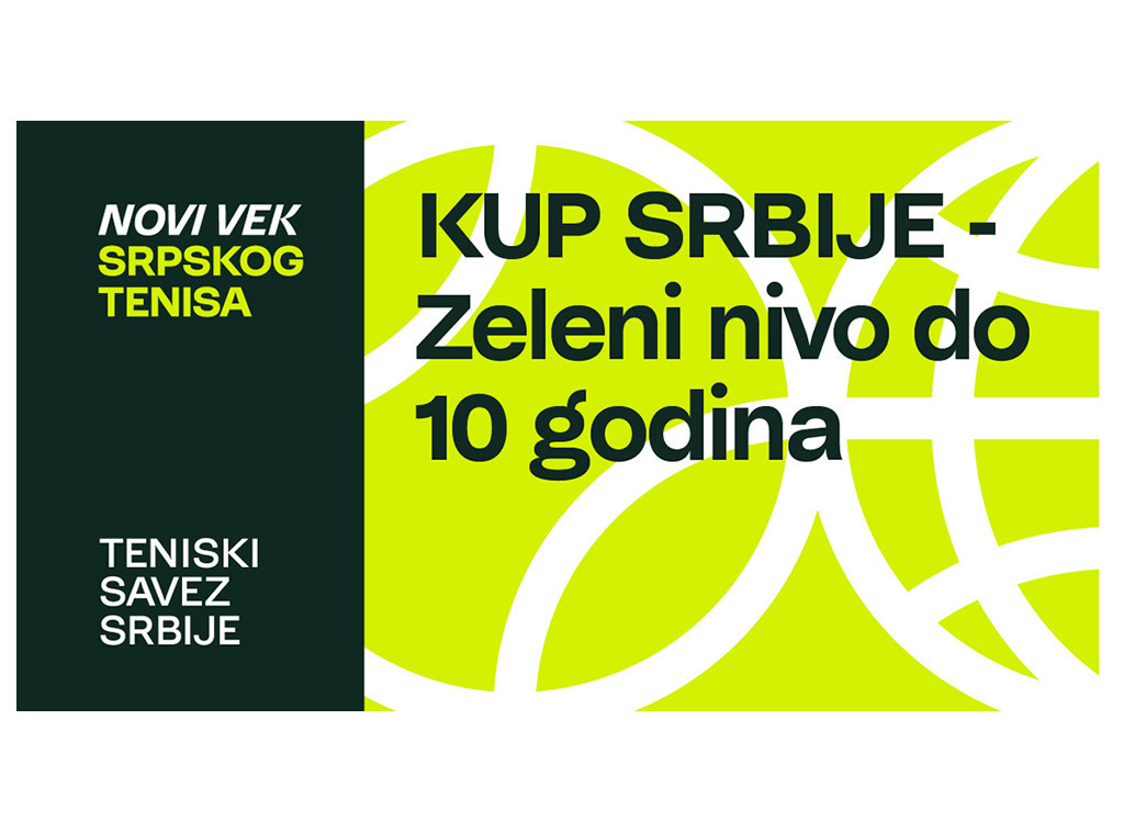 TSS: Kup Srbije do 10 godina "Zeleni nivo" biće održan od 3. do 5. juna