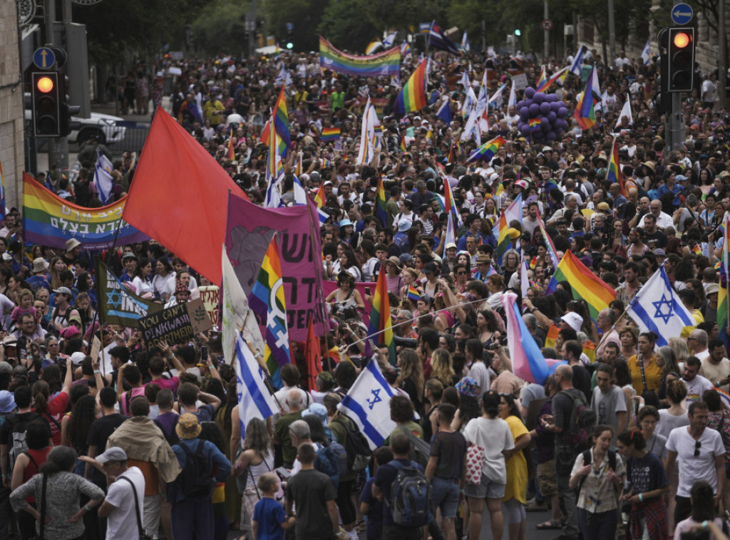 Hiljade ljudi na Paradi ponosa u Jerusalimu