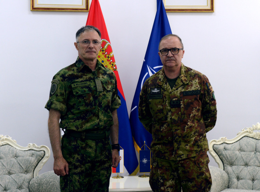 Mojsilovic meets with Kfor commander