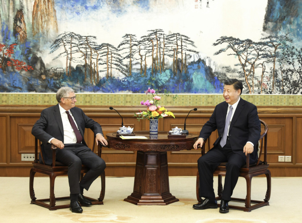 Si Đinping razgovarao sa Bilom Gejtsom o aktivnostima od obostranog interesa za Kinu i SAD