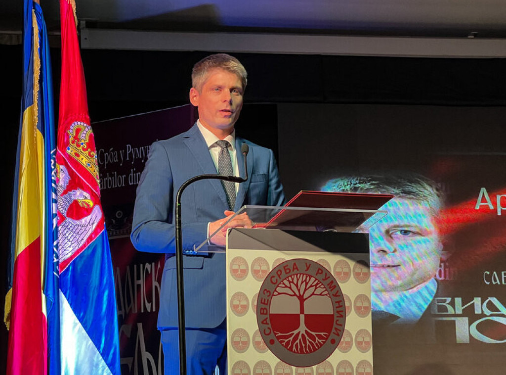 Arnou Gujonu dodeljena Vidovdanska povelja za doprinos očuvanju srpskog identiteta u Rumuniji