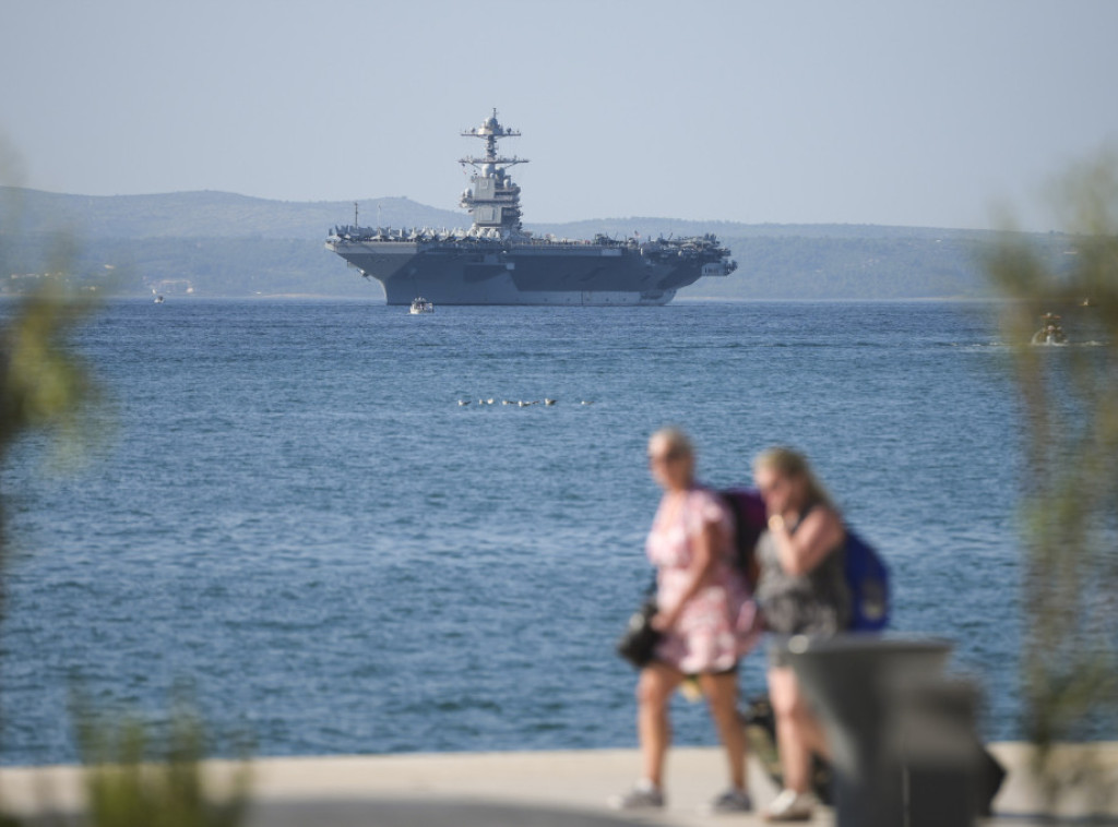 Američki nosač aviona "USS Gerald R. Ford" uplovio u Split