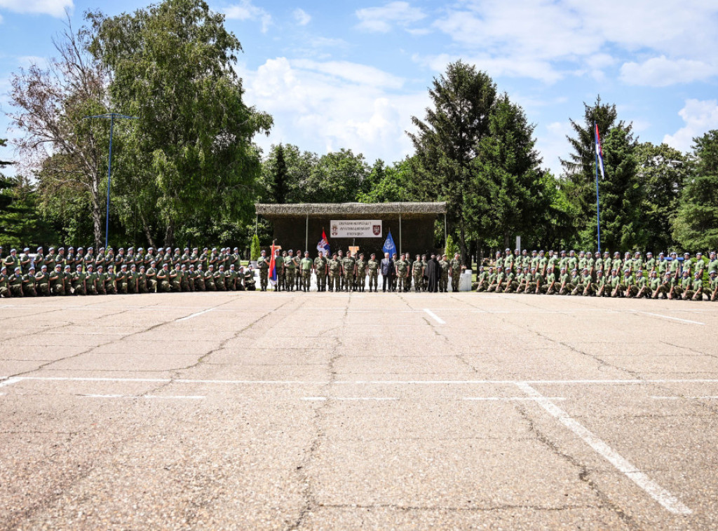 Kontingent Vojske Srbije ispraćen u mirovnu operaciju u Libanu