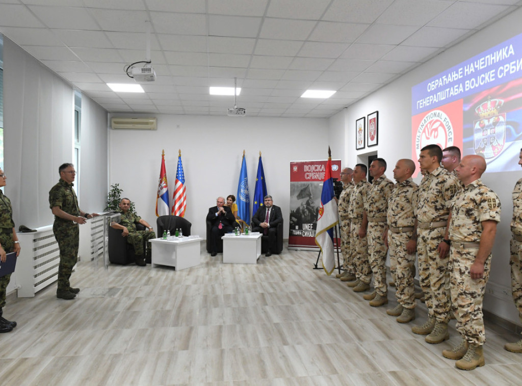 Prvi kontingent Vojske Srbije svečano ispraćen u mirovnu operaciju na Sinajskom poluostrvu