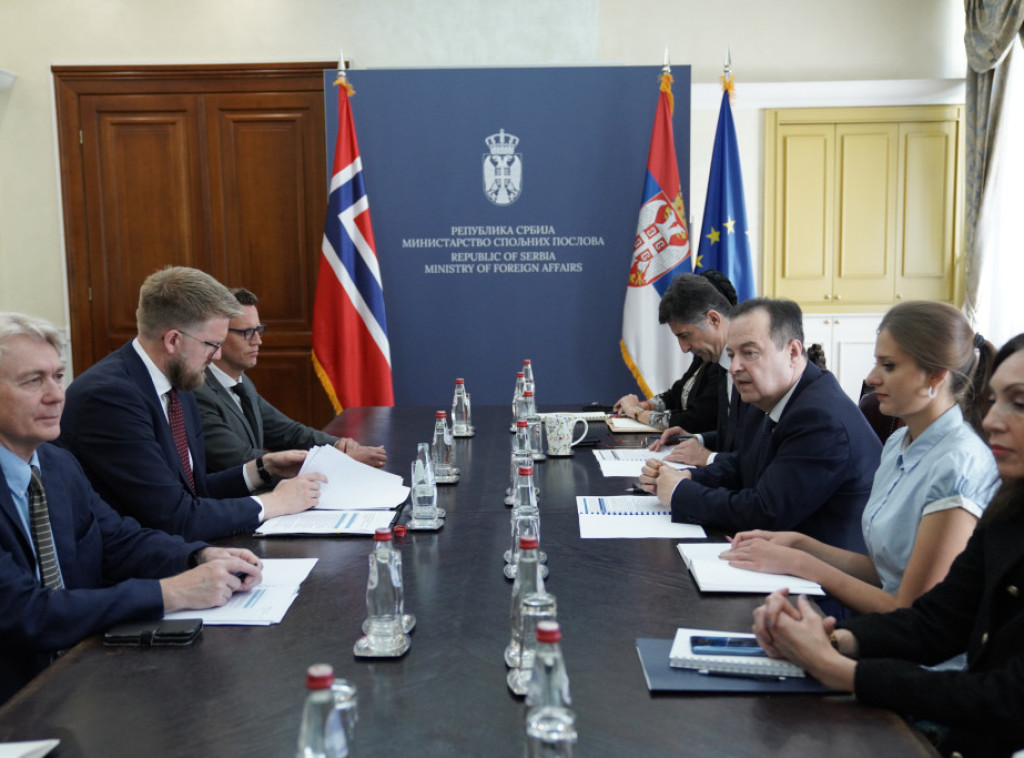 Dacic receives Norwegian foreign ministry official
