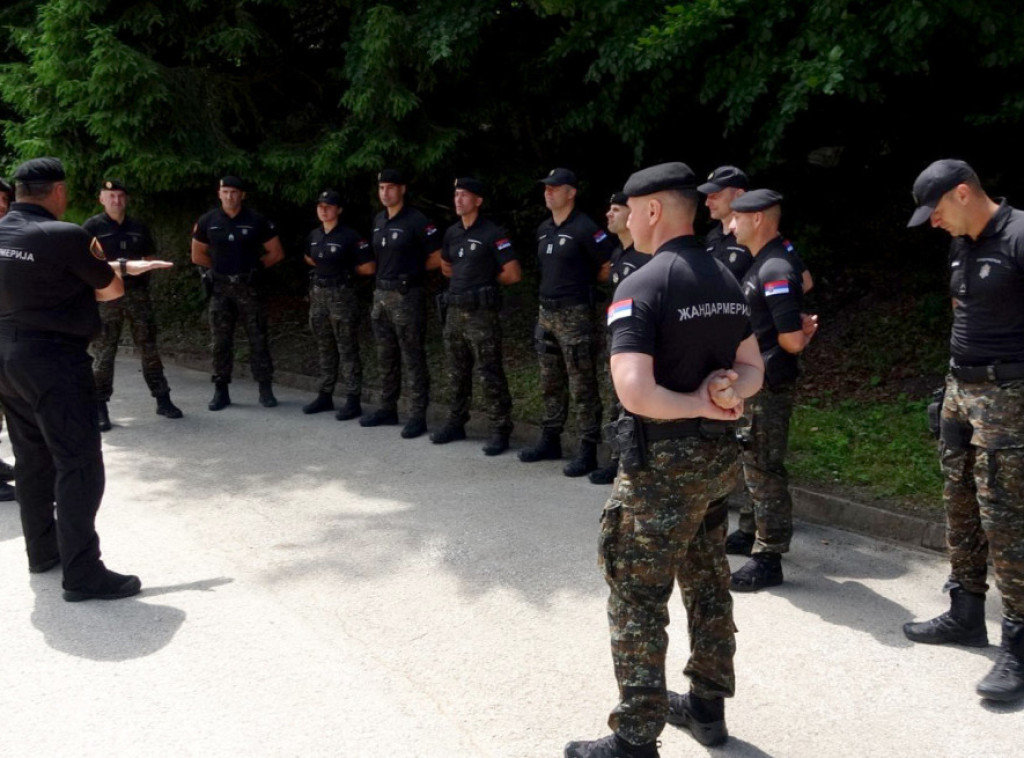 Komandant Žandarmerije obišao instruktore i kandidate na selekcionoj obuci