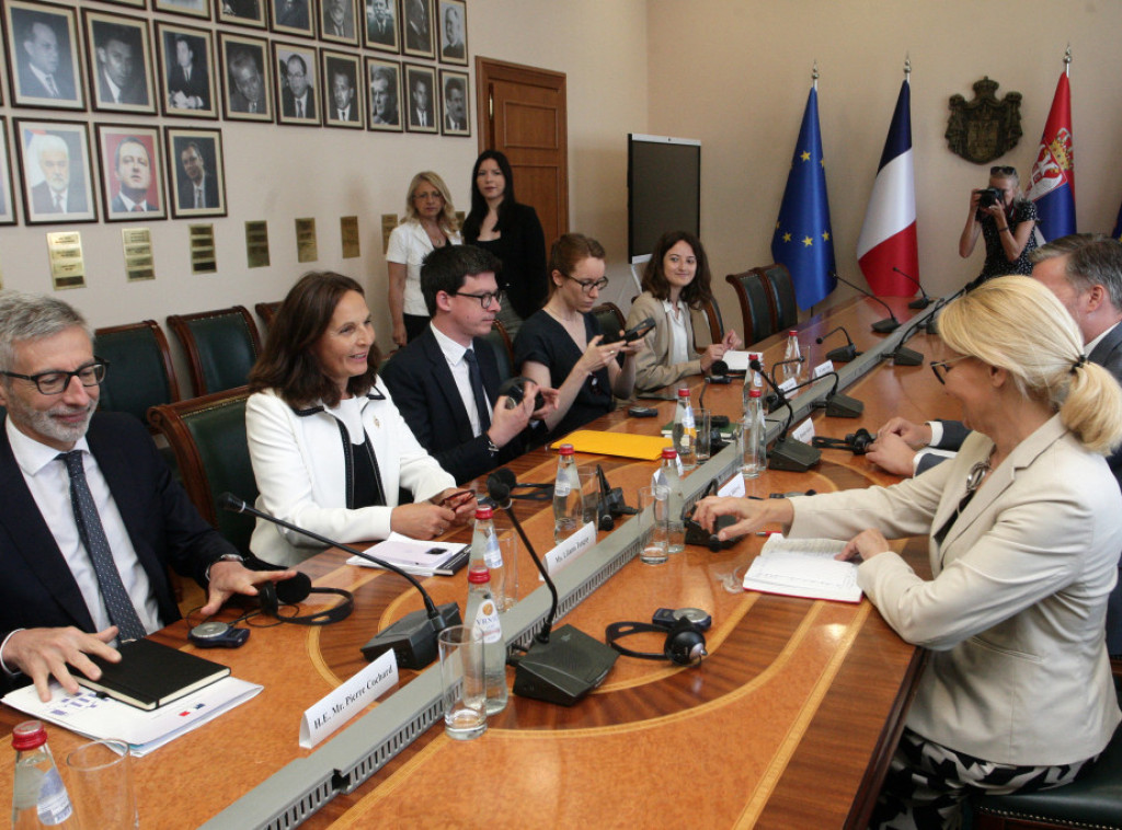 Ministarka Miščević se sastala sa poslanicima Parlamenta Francuske, razgovarali o pregovaračkom procesu