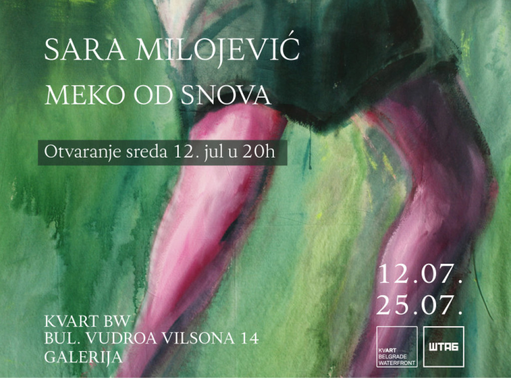 Izložba "Meko od snova" otvorena u galeriji KvArt BW u Beogradu