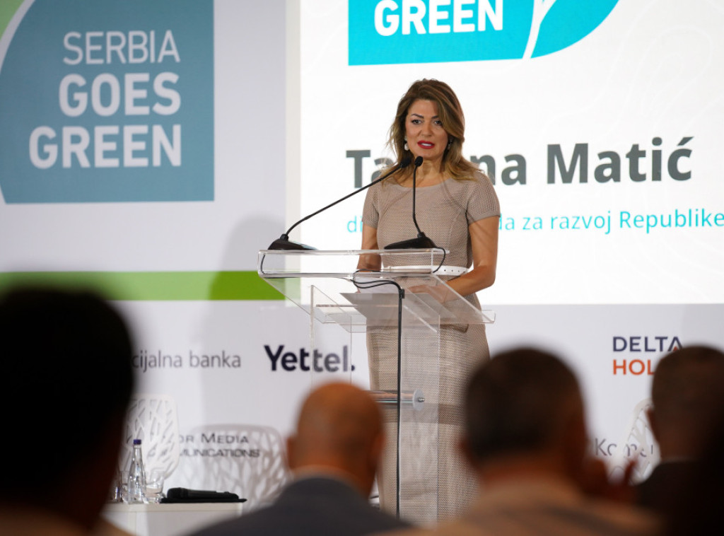 Tatjana Matić: Projekti iz zelene agende su skupi, čekamo nove kreditne linije za ovu svrhu