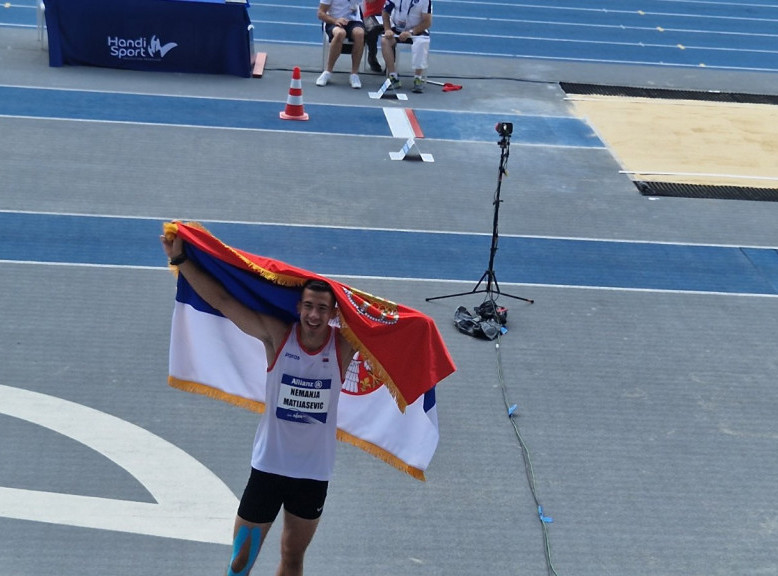 Nemanja Matijašević osvojio bronzanu medalju na Svetskom prvenstvu u paraatletici