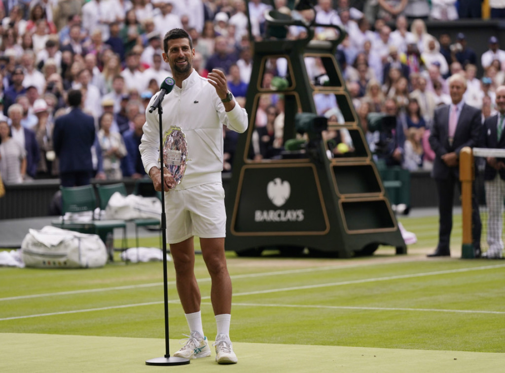 Đoković i dalje drugi teniser sveta, Đere napredovao 19. mesta na ATP listi