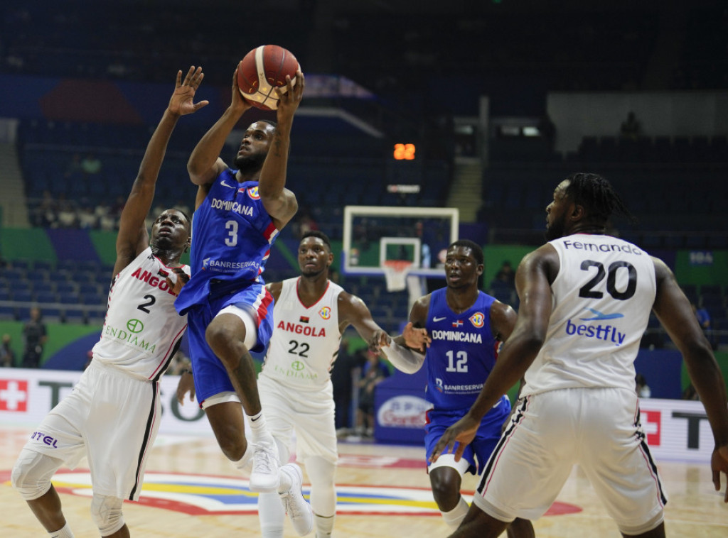 Košarkaši Dominikanske Republike nadigrali i Angolu na Mundobasketu