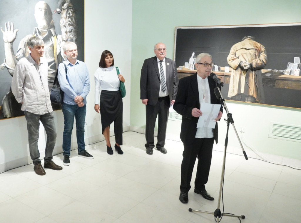 Izložba posvećena slikaru Mići Popoviću otvorena u Galeriji SANU