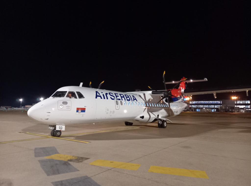 Srpska nacionalna avio-kompanija nastavlja da podmlađuje regionalnu flotu - stigao sedmi avion tipa ATR 72-600