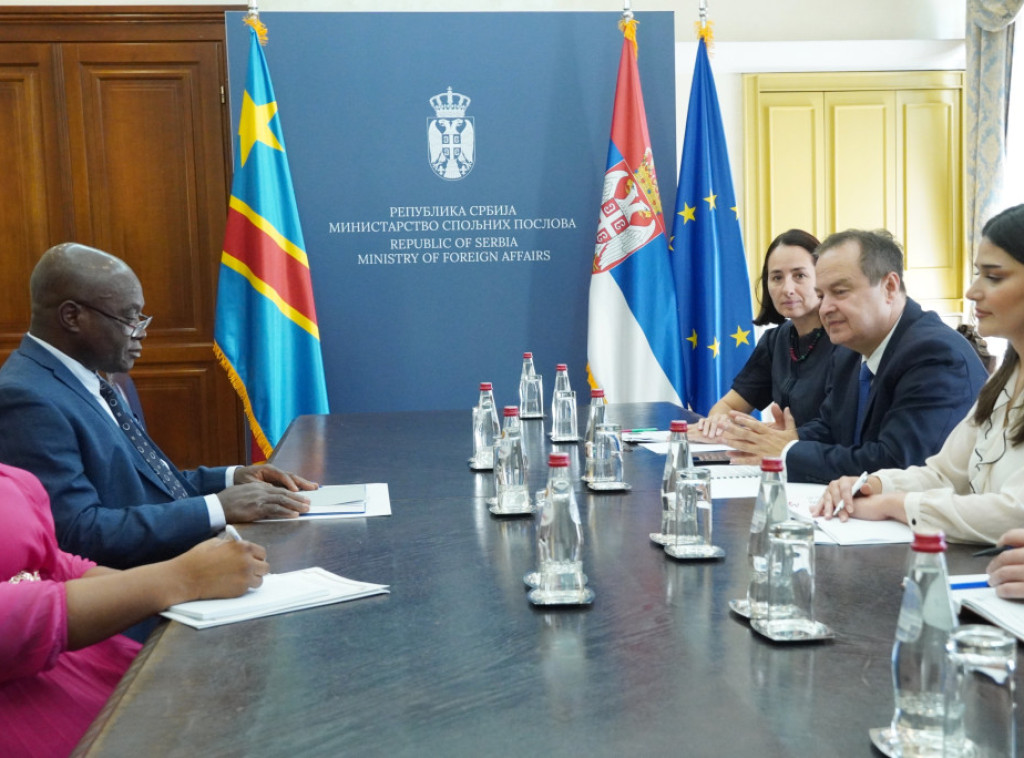 Dacic receives DR Congo's new ambassador