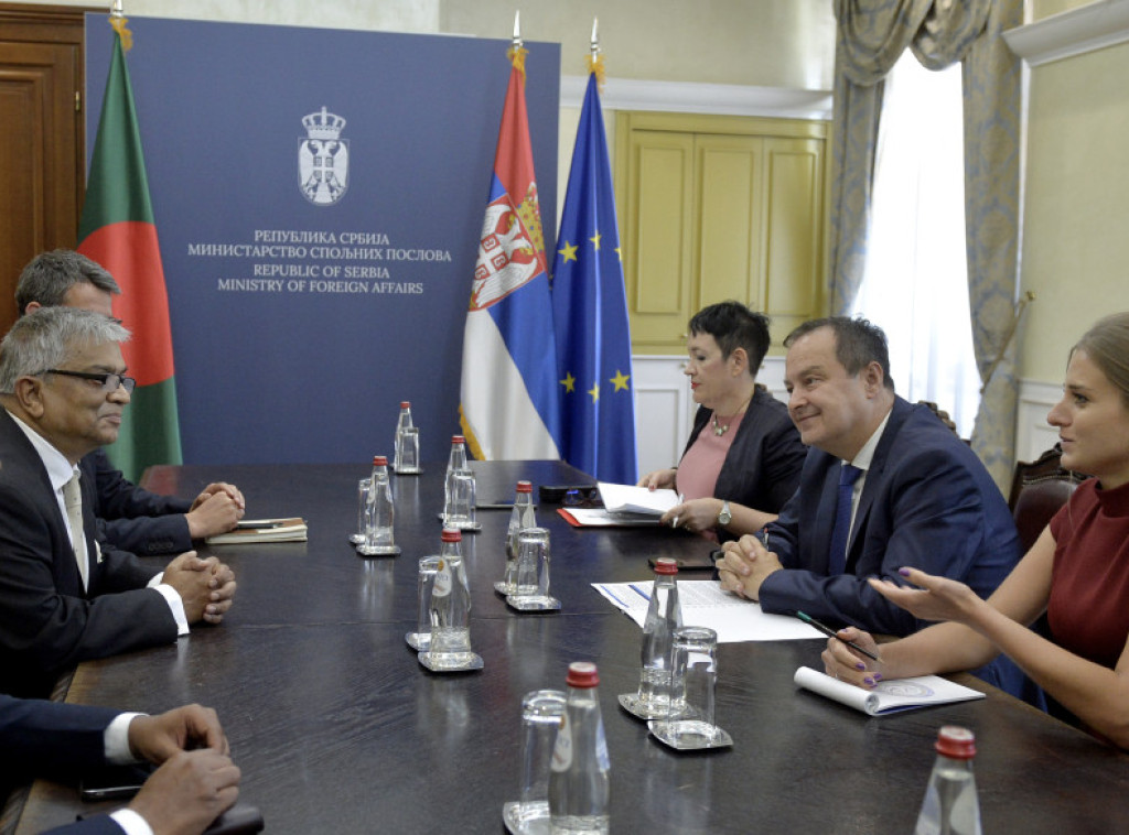 Dacic receives farewell visit from ambassador of Bangladesh