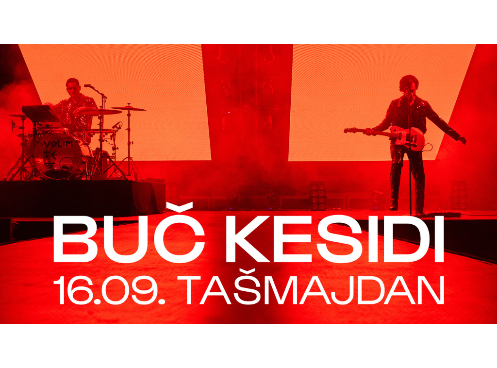 Bend "Buč Kesidi" spreman za koncert 16. septembra na stadionu Tašmajdan