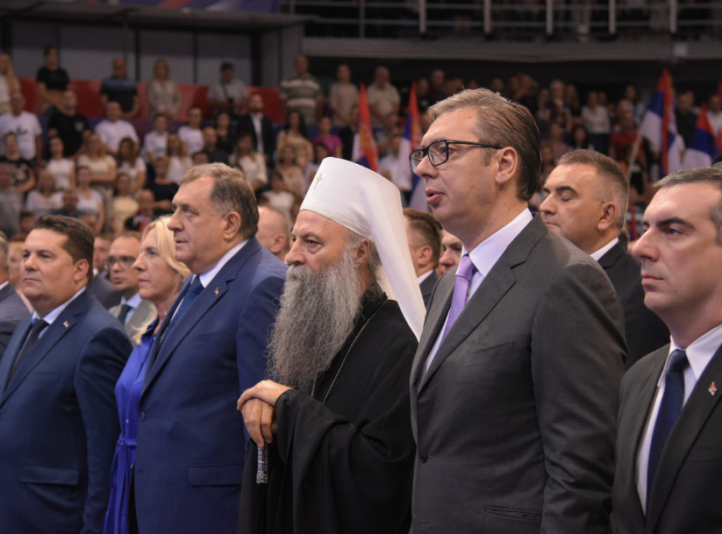 Vučić na manifestaciji obeležavanja Dana srpskog jedinstva: Ni po koju cenu se ne odričemo Kosova i svoje slobode