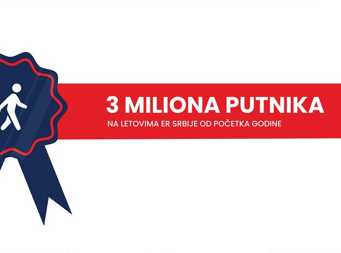 Er Srbija prevezla više od tri miliona putnika od početka godine