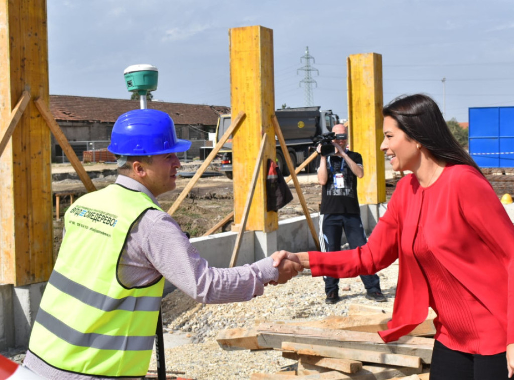 Ministarka Vujović obišla radove na izgradnji transfer stanice u Smederevu