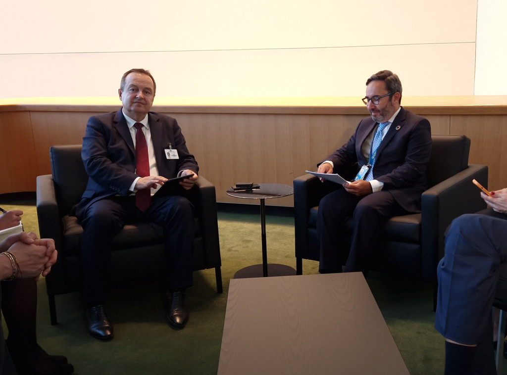 Dacic holds bilateral meetings on UNGA sidelines