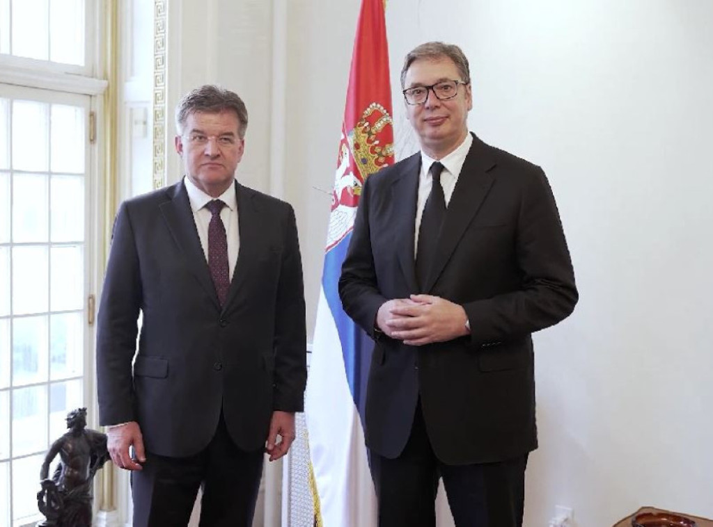 Vucic meets with Lajcak, voices concerns over security of Kosovo-Metohija Serbs