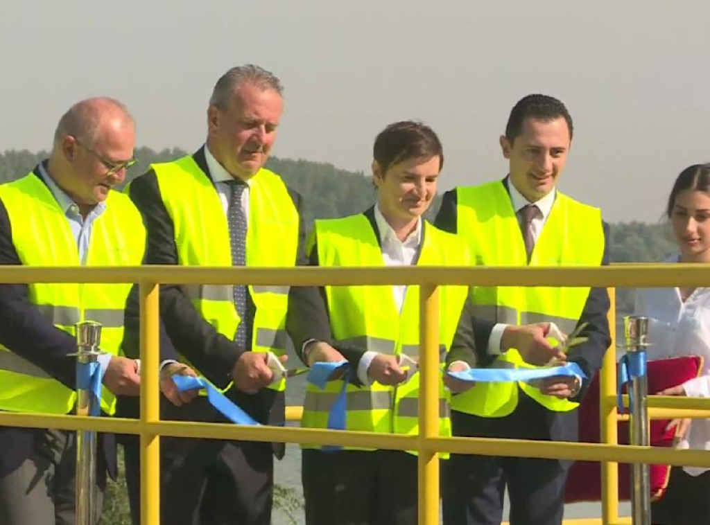 Brnabić otvorila prvo industrijsko biološko postrojenje za preradu otpadnih voda u  Beogradu