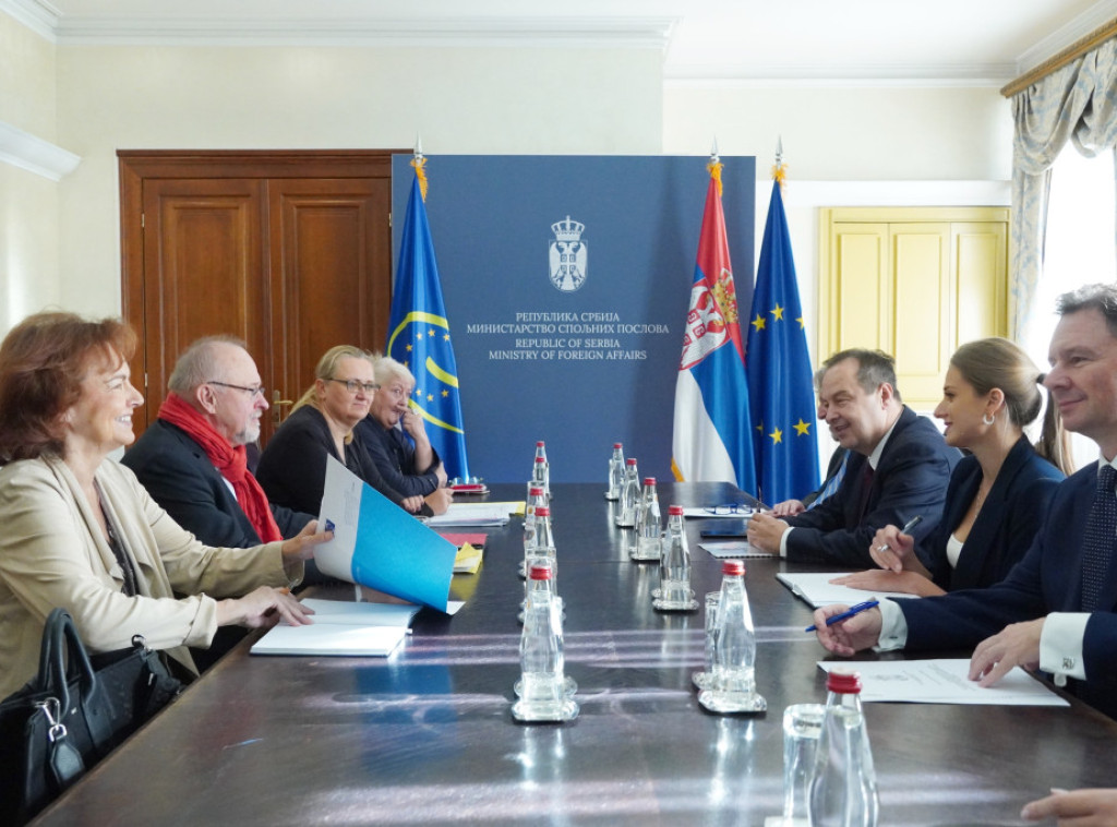 Ministar Dačić sa Akselom Šeferom: Srbija je posvećena saradnji sa Savetom Evrope