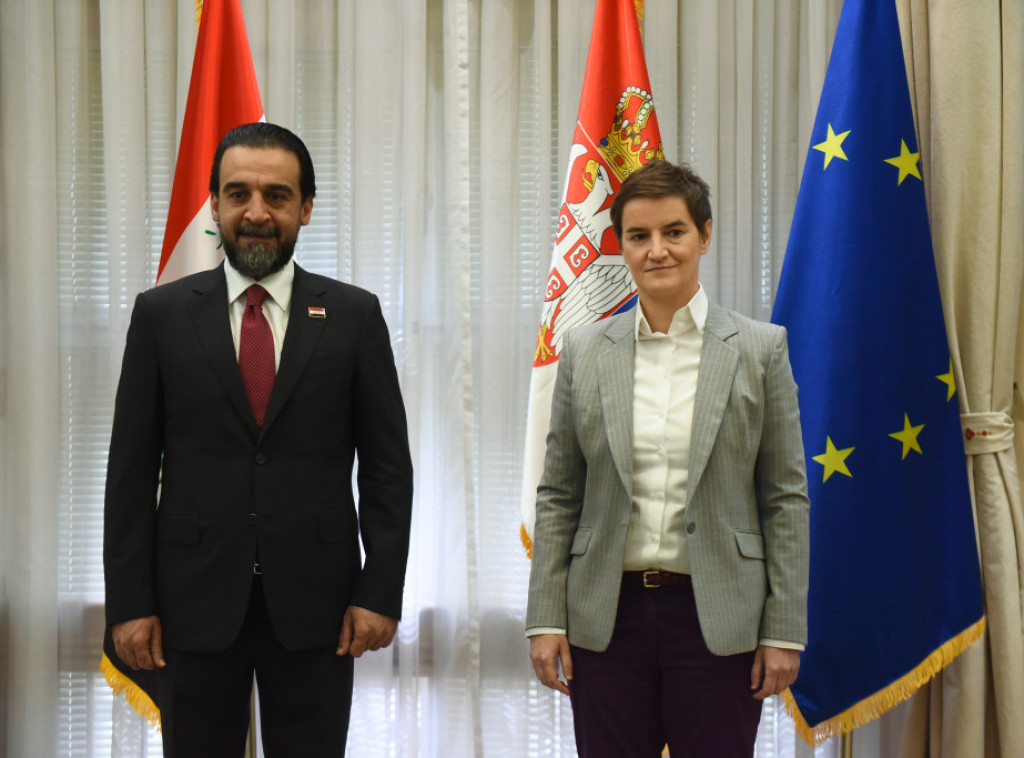 Ana Brnabić razgovarala sa predsednikom Parlamenta Iraka o saradnji i nepriznavanju tzv. Kosova