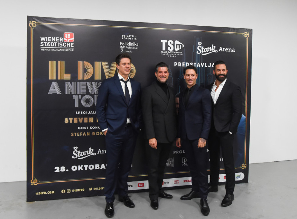 Sastav "Il Divo": Svaki koncert u Srbiji nam je kao povratak kući