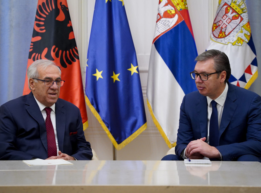 Vucic receives farewell visit from Albanian ambassador