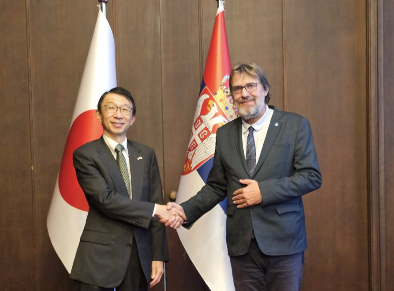 Ministar Žigmanov sastao se sa ambasadorom Japana u Srbiji Akirom Imamurom