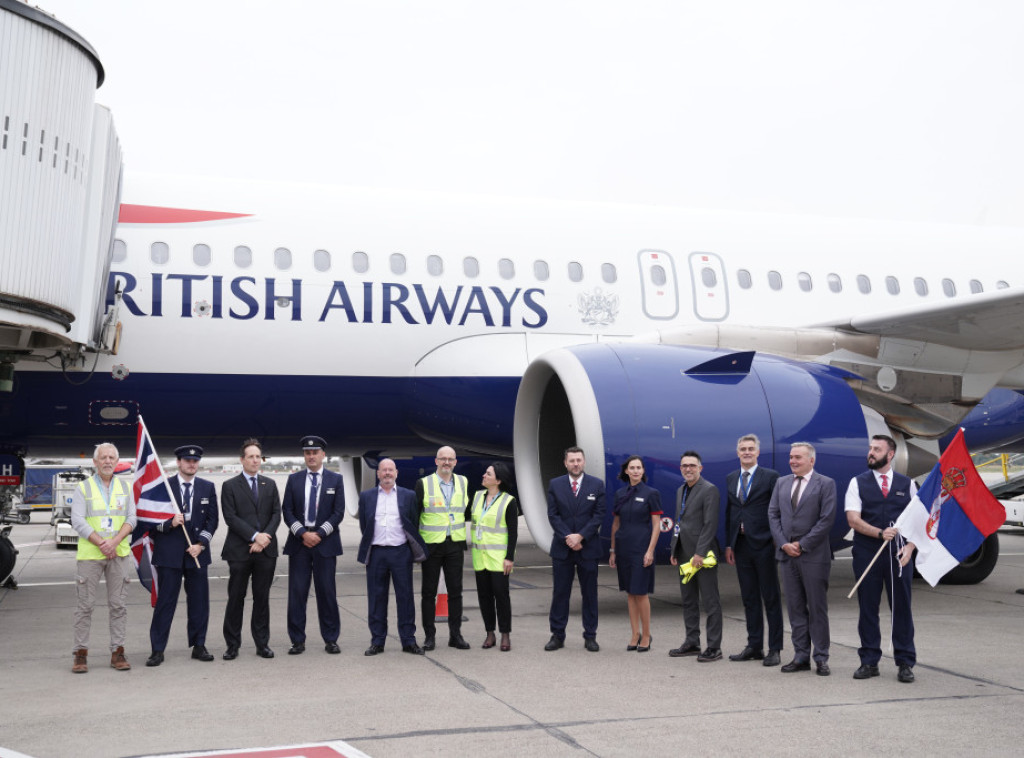 Britiš ervejz od danas, posle 13 godina, ponovo leti na liniji London - Beograd