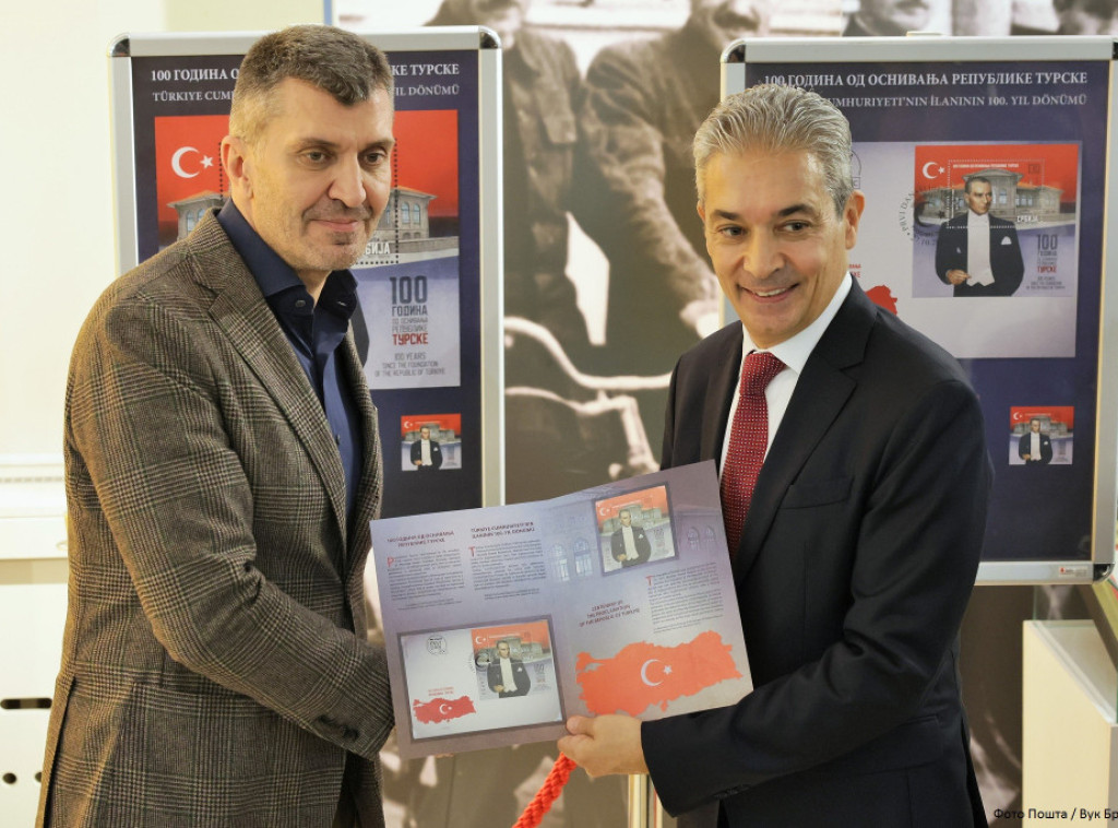 Pošta Srbije predstavila marku sa likom Mustafe Kemala Ataturka