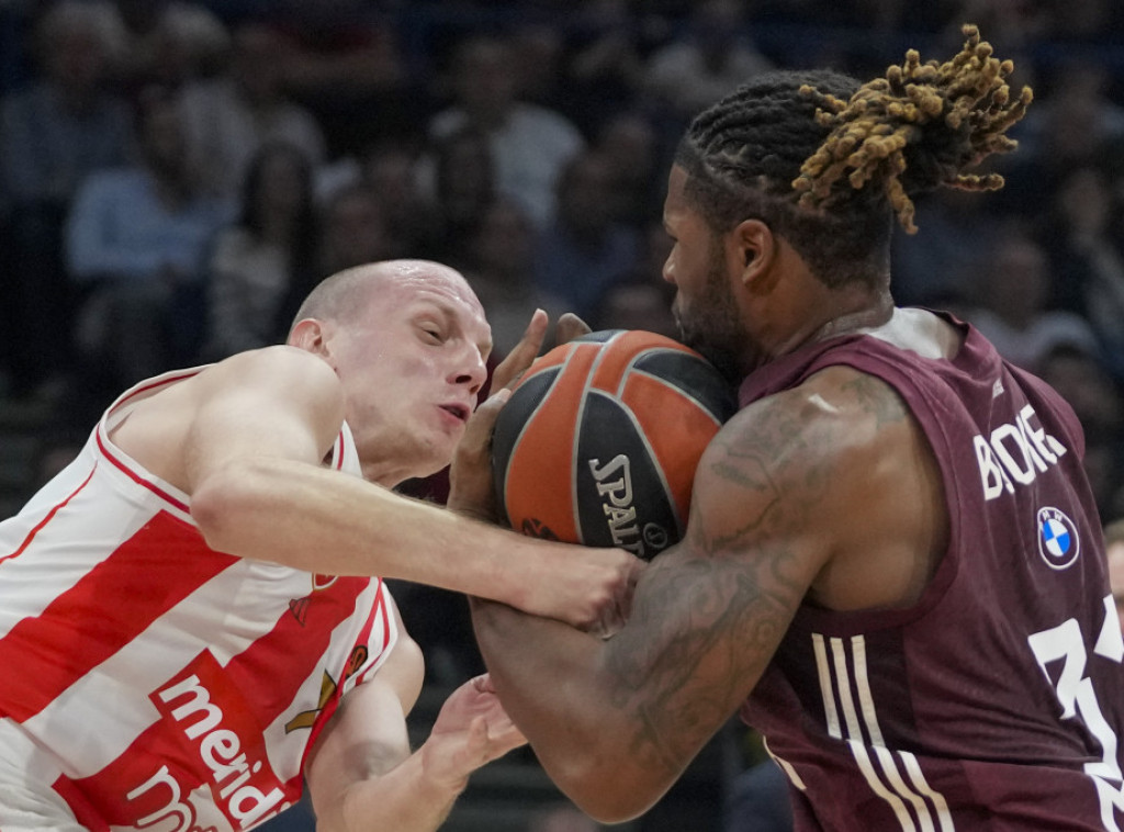 Košarkaši Crvene zvezde pobedili ekipu Bajerna rezultatom 74:68 u šestom kolu Evrolige