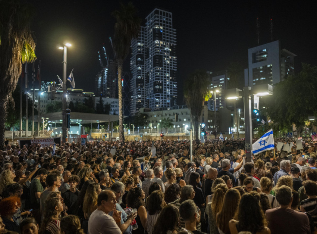 Izrael: Hiljade ljudi protestovalo u Tel Avivu i Jerusalimu, demonstranti pozvali Netanijahua da podnese ostavku