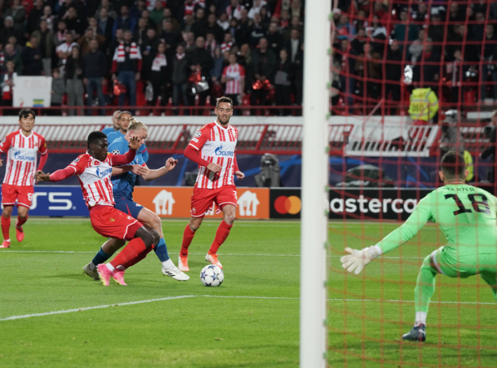 Red Star Belgrade lose to RB Leipzig at home in UEFA Champions League
