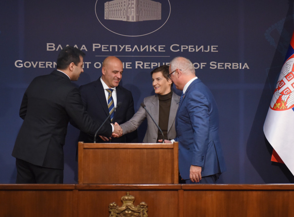 Brnabić: Brza pruga do Skoplja unaprediće odnose Srbije i Severne Makedonije